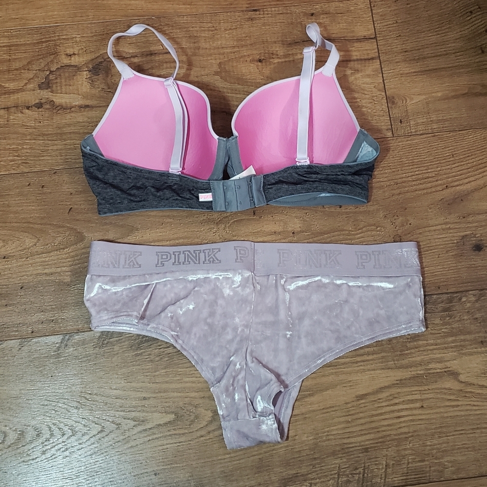 PINK by Victoria's Secret 36C & NWT Panty - Picture 3 of 5